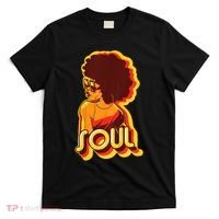 Soul Afro Lady Retro 80s Music T-Shirt thumb 0