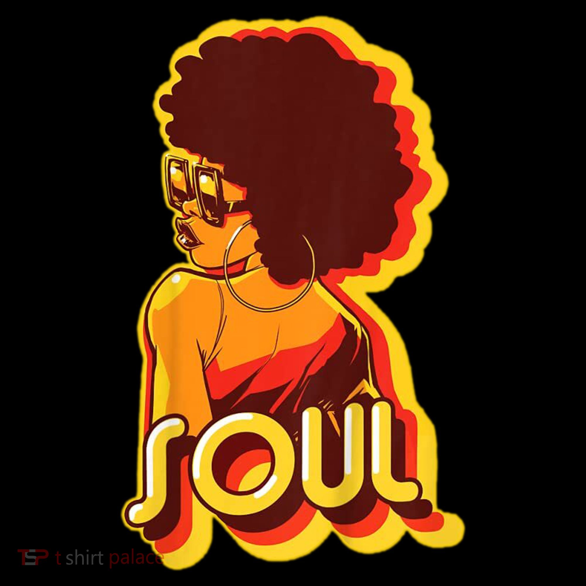 Soul Afro Lady Retro 80s Music Coffee Mug