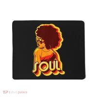 Soul Afro Lady Retro 80s Music Mousepad thumb 0