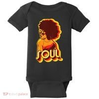 Soul Afro Lady Retro 80s Music Baby Bodysuit thumb 0