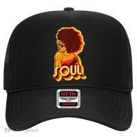 Soul Afro Lady Retro 80s Music Hat thumb 0