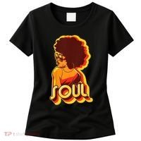 Soul Afro Lady Retro 80s Music Women's T-Shirt thumb 0
