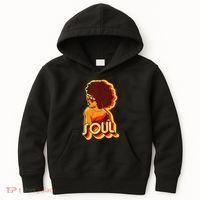 Soul Afro Lady Retro 80s Music Kids Hoodie thumb 0
