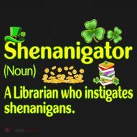Shenanigator A Librarian Who Instigates Shenanigans Gift Backpack thumb 2