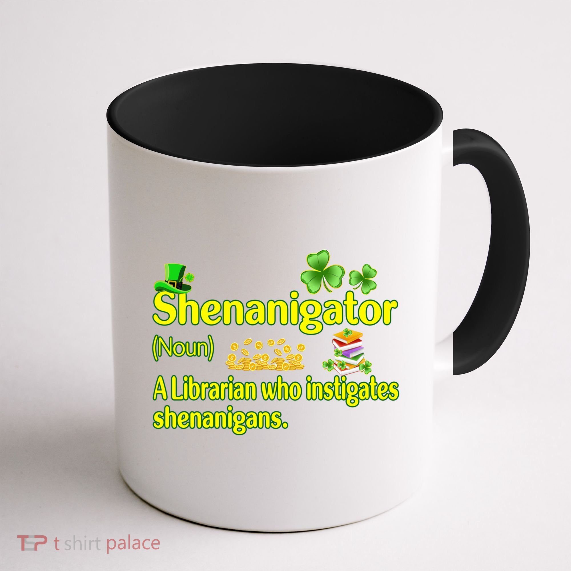 Shenanigator A Librarian Who Instigates Shenanigans Gift Coffee Mug