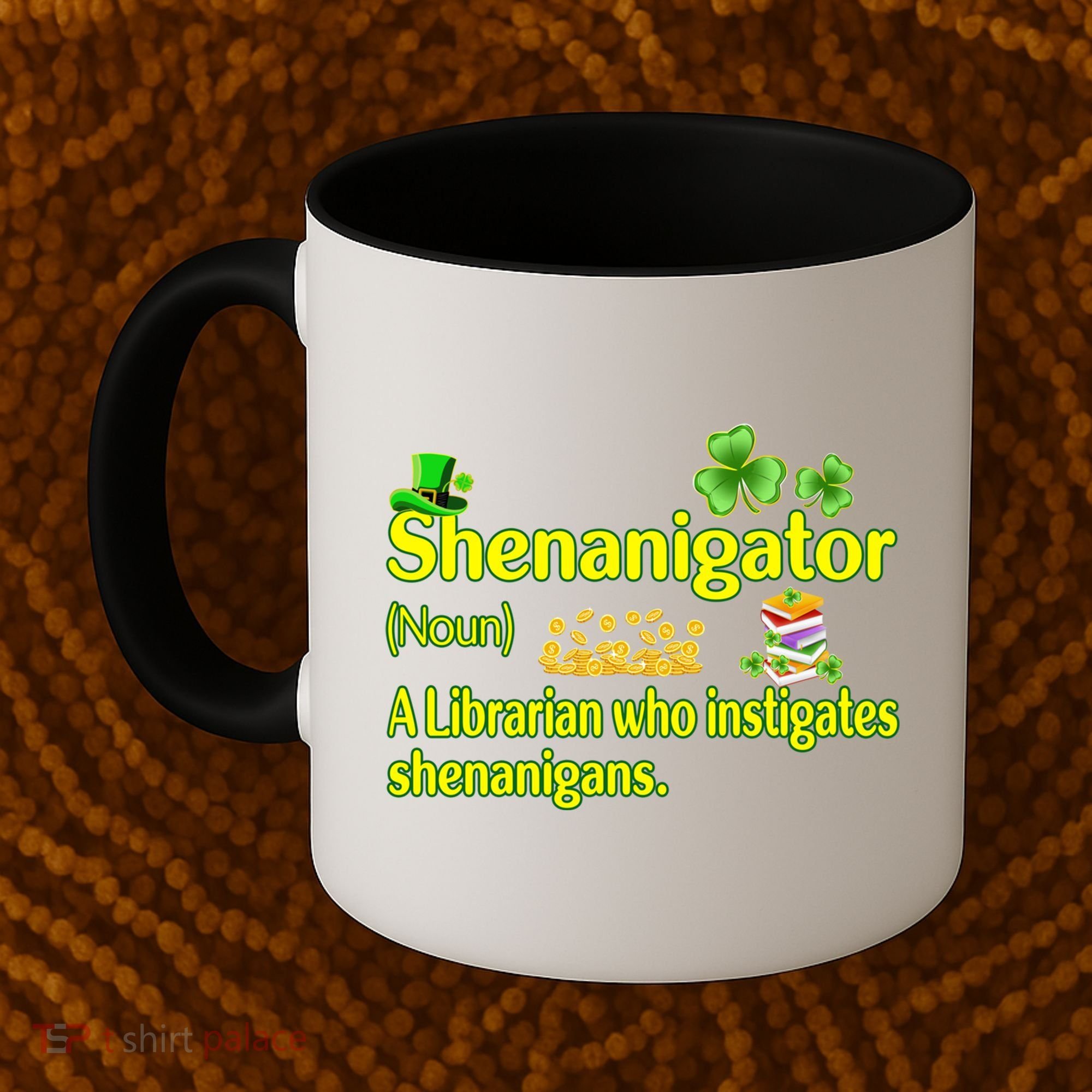 Shenanigator A Librarian Who Instigates Shenanigans Gift Coffee Mug