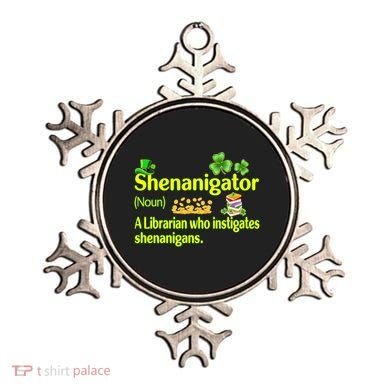 Shenanigator A Librarian Who Instigates Shenanigans Gift Ornament