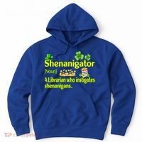 Shenanigator A Librarian Who Instigates Shenanigans Gift Hoodie thumb 0