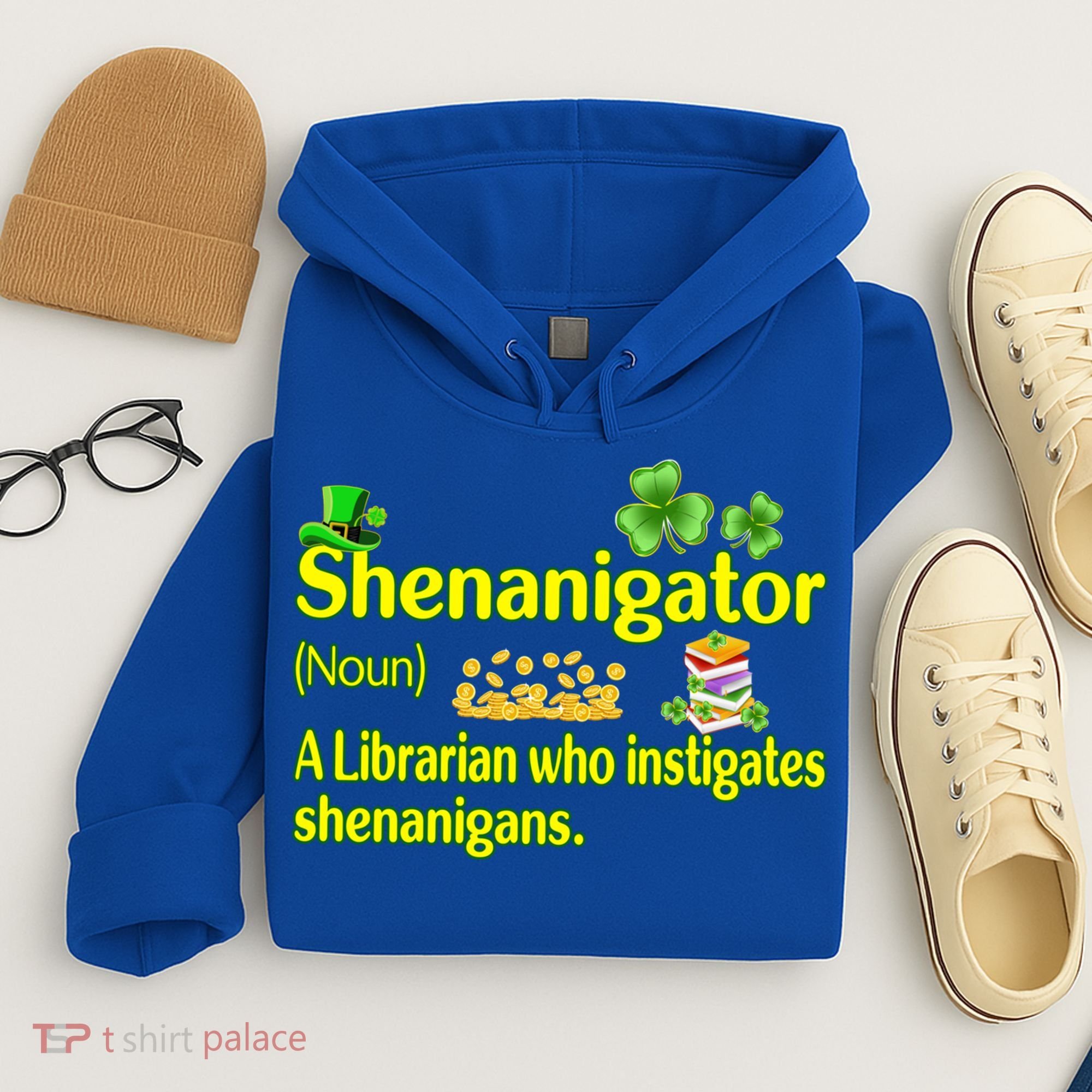 Shenanigator A Librarian Who Instigates Shenanigans Gift Hoodie