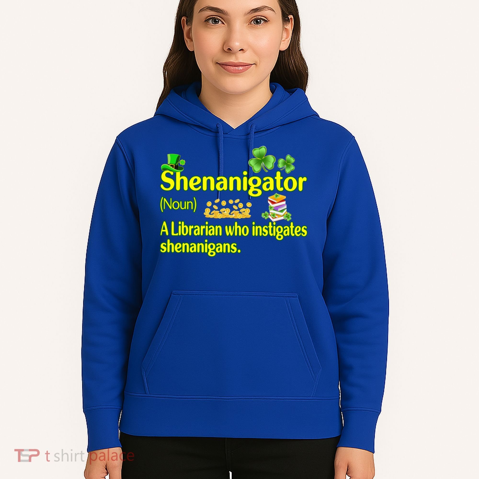 Shenanigator A Librarian Who Instigates Shenanigans Gift Hoodie