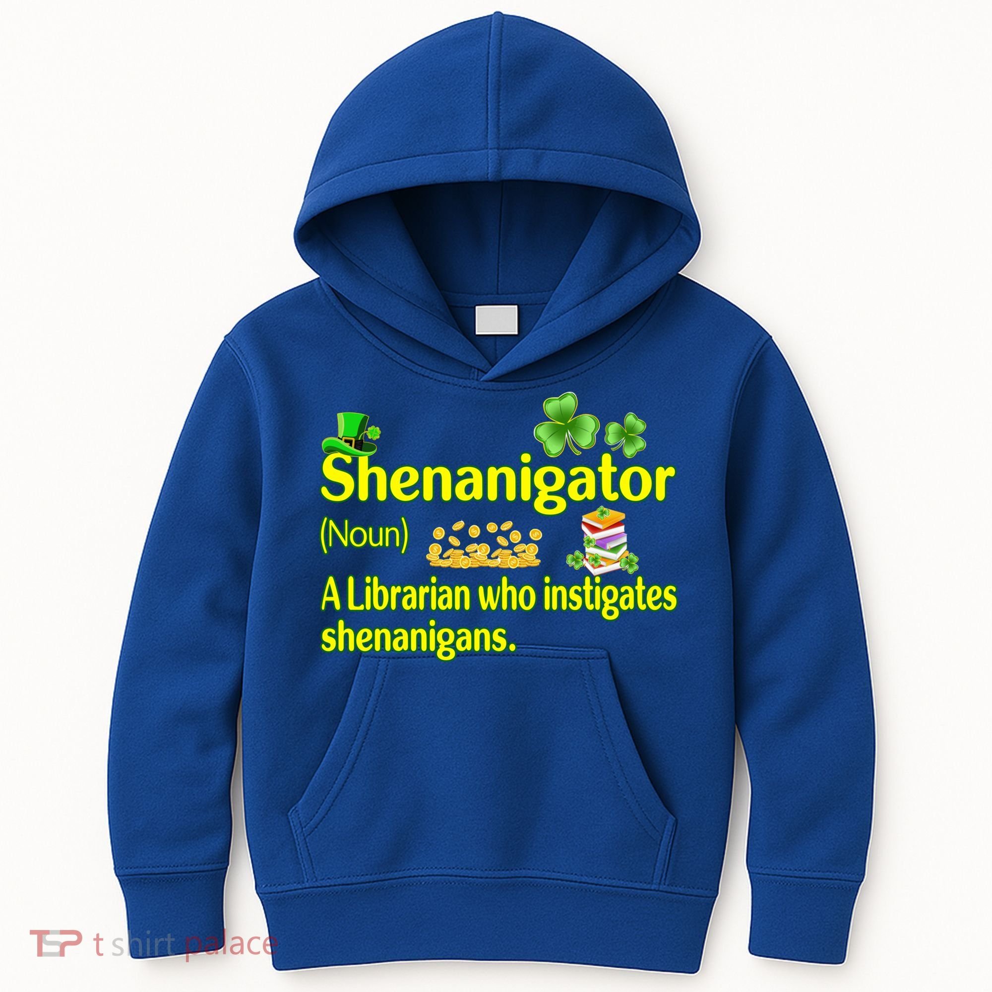 Shenanigator A Librarian Who Instigates Shenanigans Gift Kids Hoodie