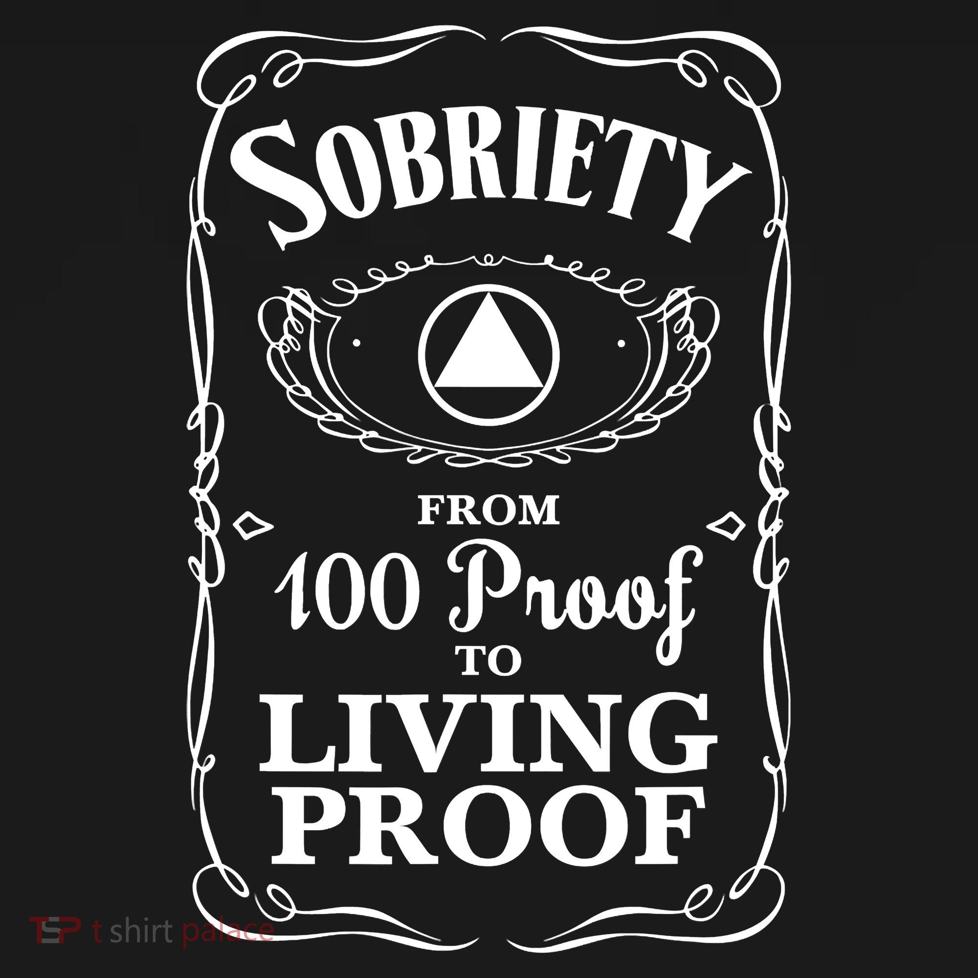 Sobriety Anniversary Living Proof NA AA Recovery Ornament