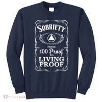 Sobriety Anniversary Living Proof NA AA Recovery Sweatshirt thumb 0