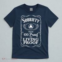 Sobriety Anniversary Living Proof NA AA Recovery T-Shirt thumb 5