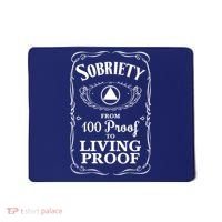Sobriety Anniversary Living Proof NA AA Recovery Mousepad thumb 0