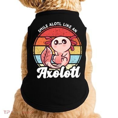 Smile A Lot Like An Axolotl Doggie Tank