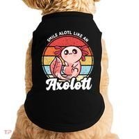 Smile A Lot Like An Axolotl Doggie Tank thumb 0