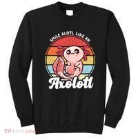 Smile A Lot Like An Axolotl Sweatshirt thumb 0