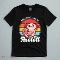 Smile A Lot Like An Axolotl T-Shirt thumb 5