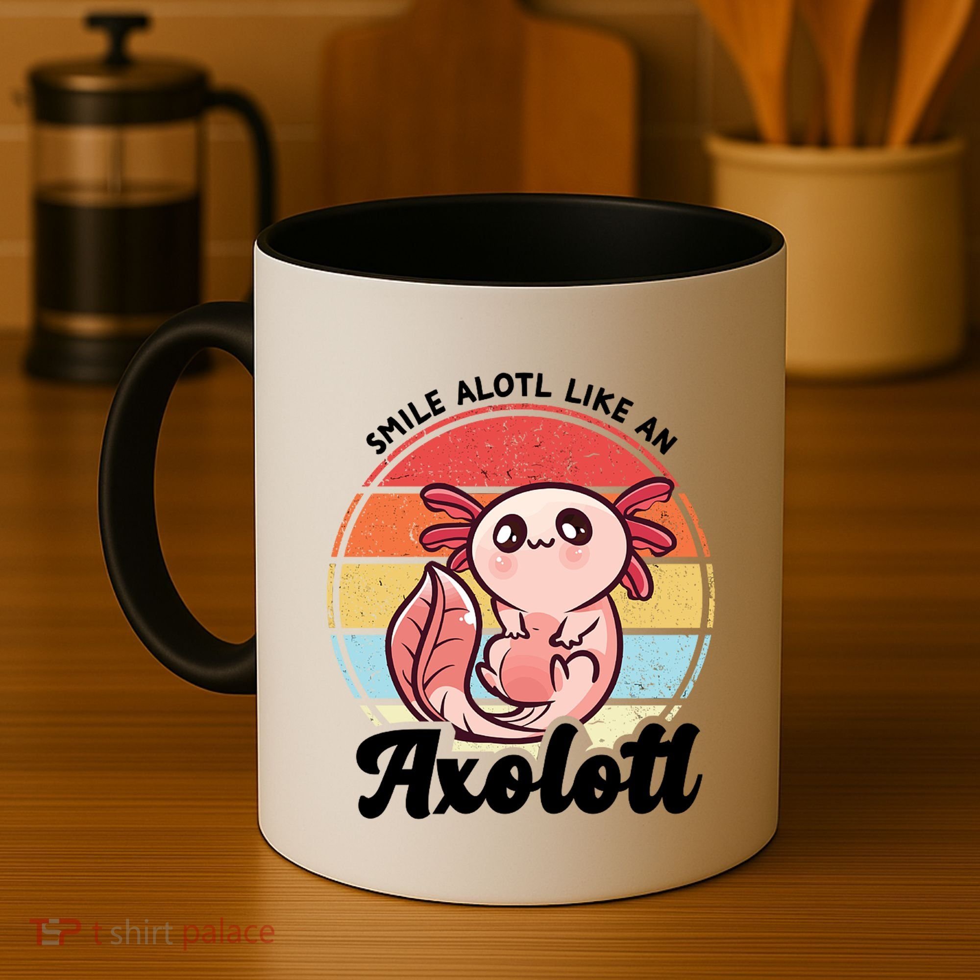 Smile A Lot Like An Axolotl Coffee Mug