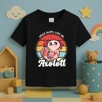 Smile A Lot Like An Axolotl Toddler T-Shirt thumb 3