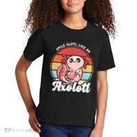 Smile A Lot Like An Axolotl Kids T-Shirt thumb 2