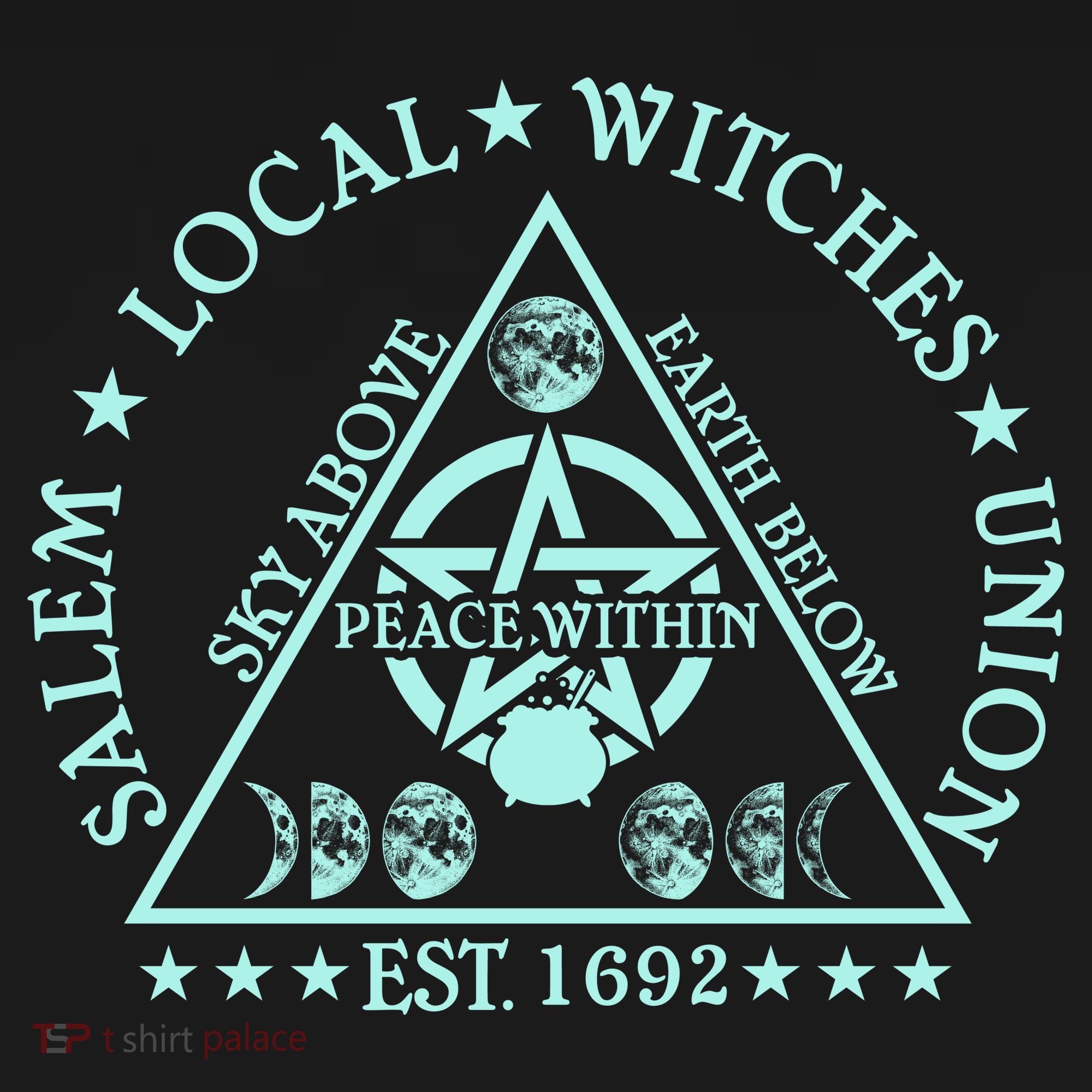 Salem Local Witches USA-Made Doggie Bandana