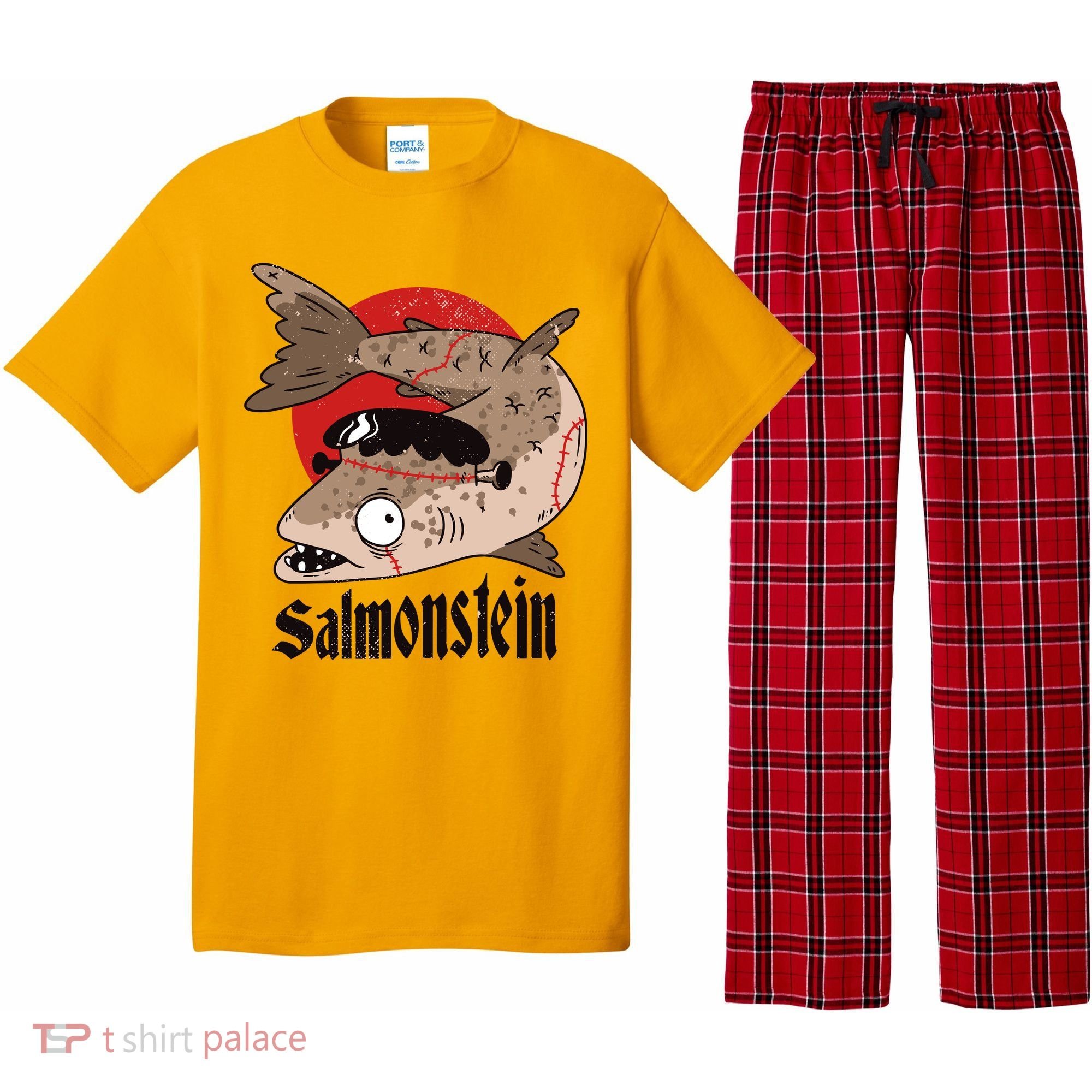 Salmonstein Pajama Set