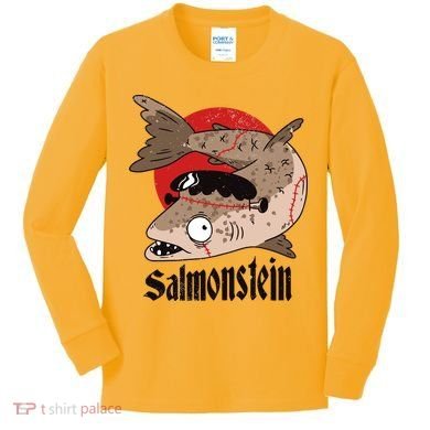 Salmonstein Kids Long Sleeve Shirt