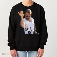 Salt Bae Funny Photo Meme Women's Sweatshirt thumb 0