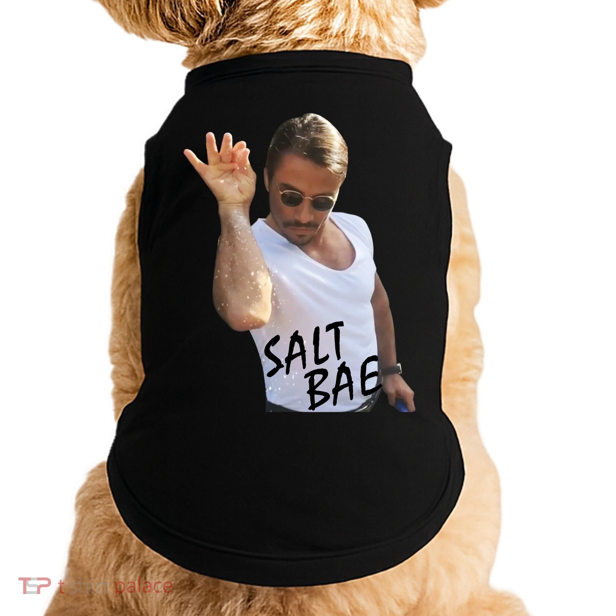 Salt Bae Funny Photo Meme Doggie Tank