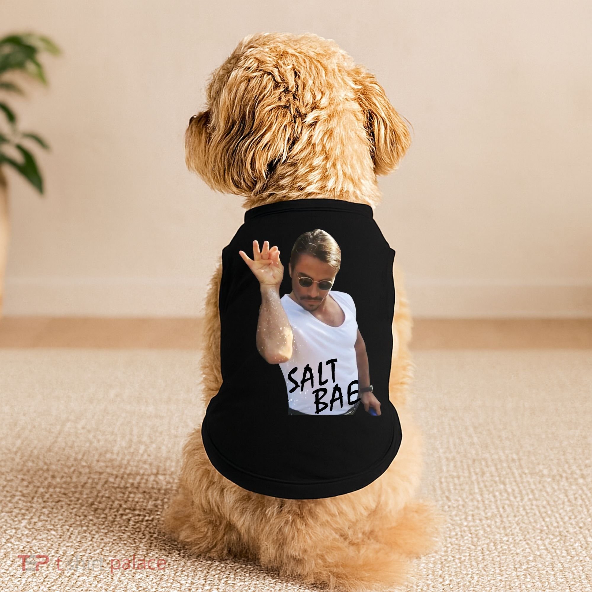 Salt Bae Funny Photo Meme Doggie Tank