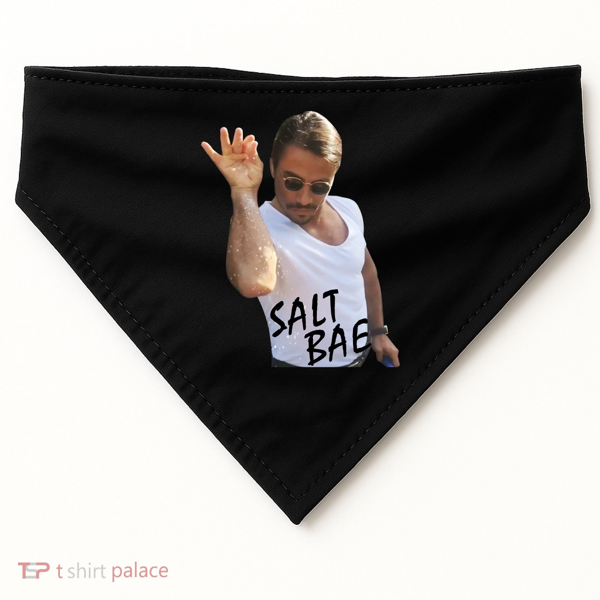 Salt Bae Funny Photo Meme USA-Made Doggie Bandana