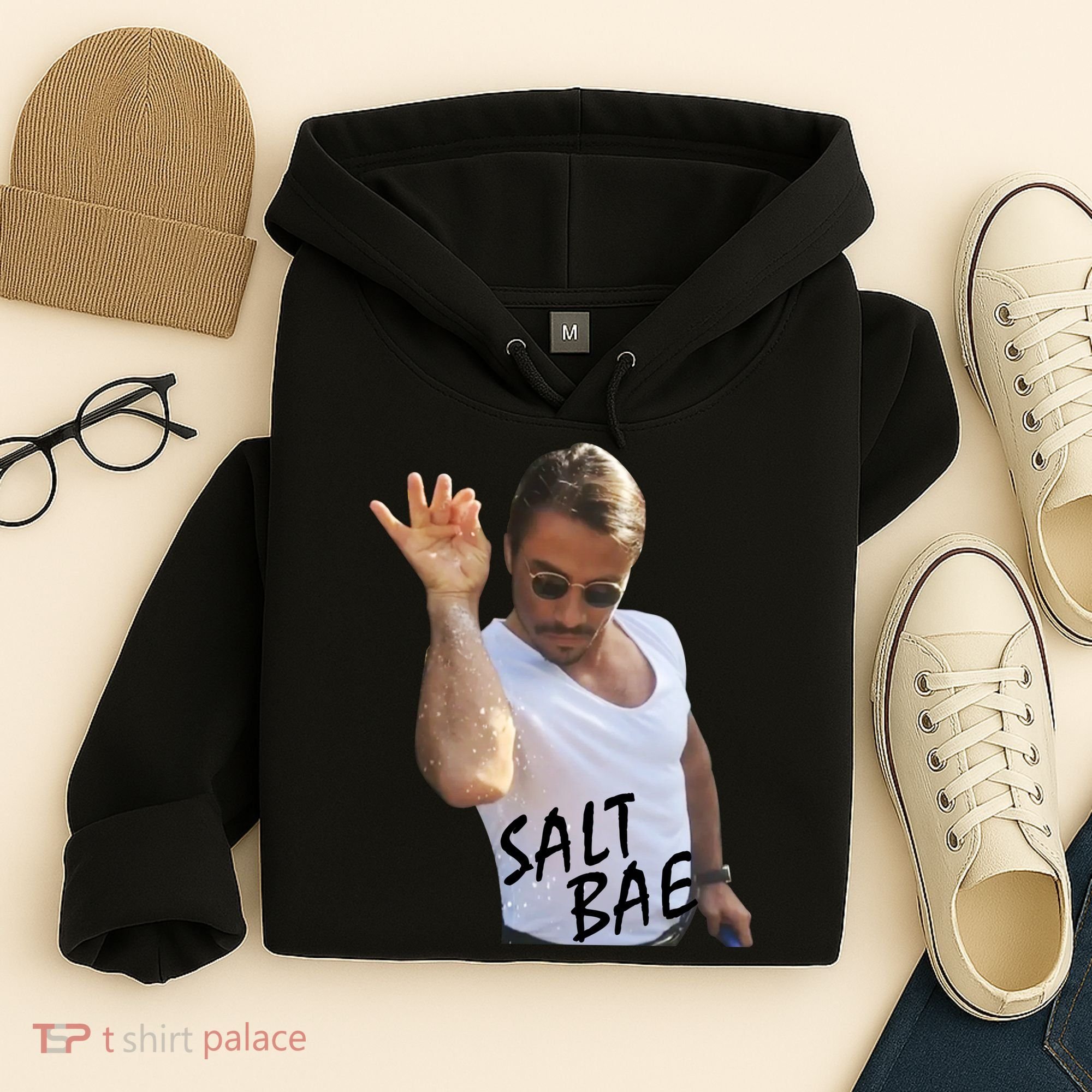 Salt Bae Funny Photo Meme Hoodie