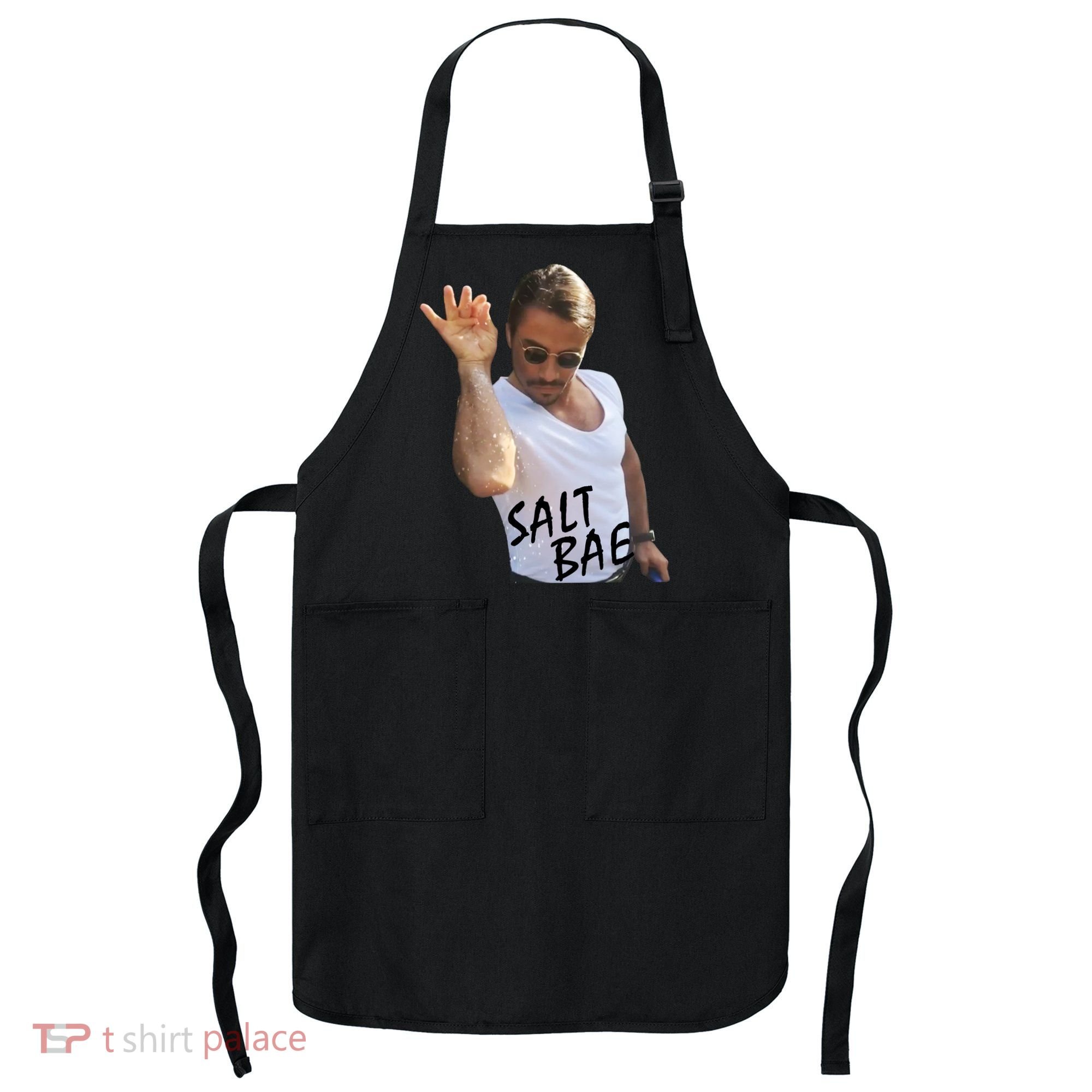 Salt Bae Funny Photo Meme Apron