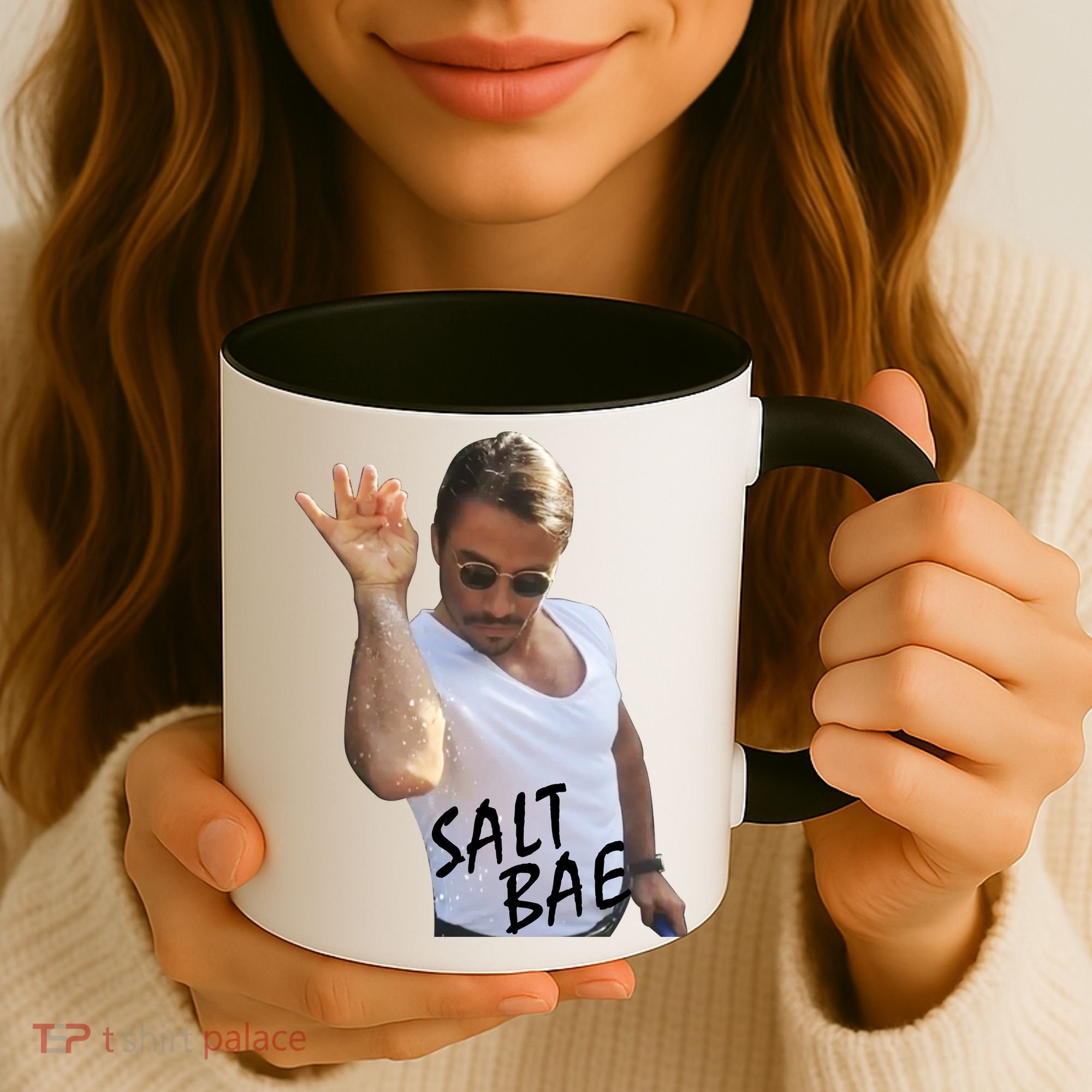 Salt Bae Funny Photo Meme Coffee Mug