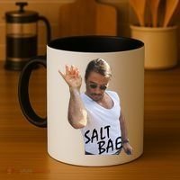 Salt Bae Funny Photo Meme Coffee Mug thumb 4