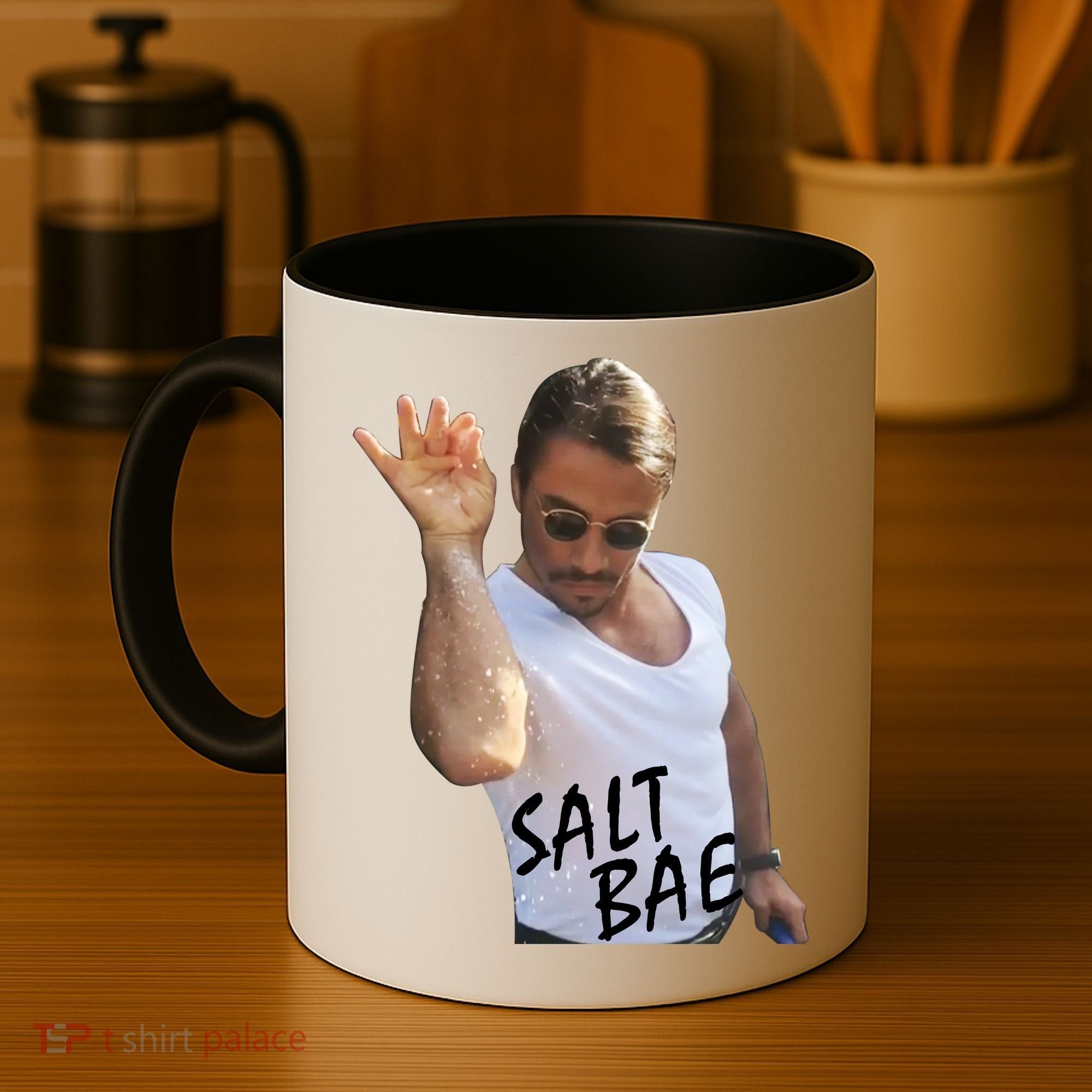 Salt Bae Funny Photo Meme Coffee Mug