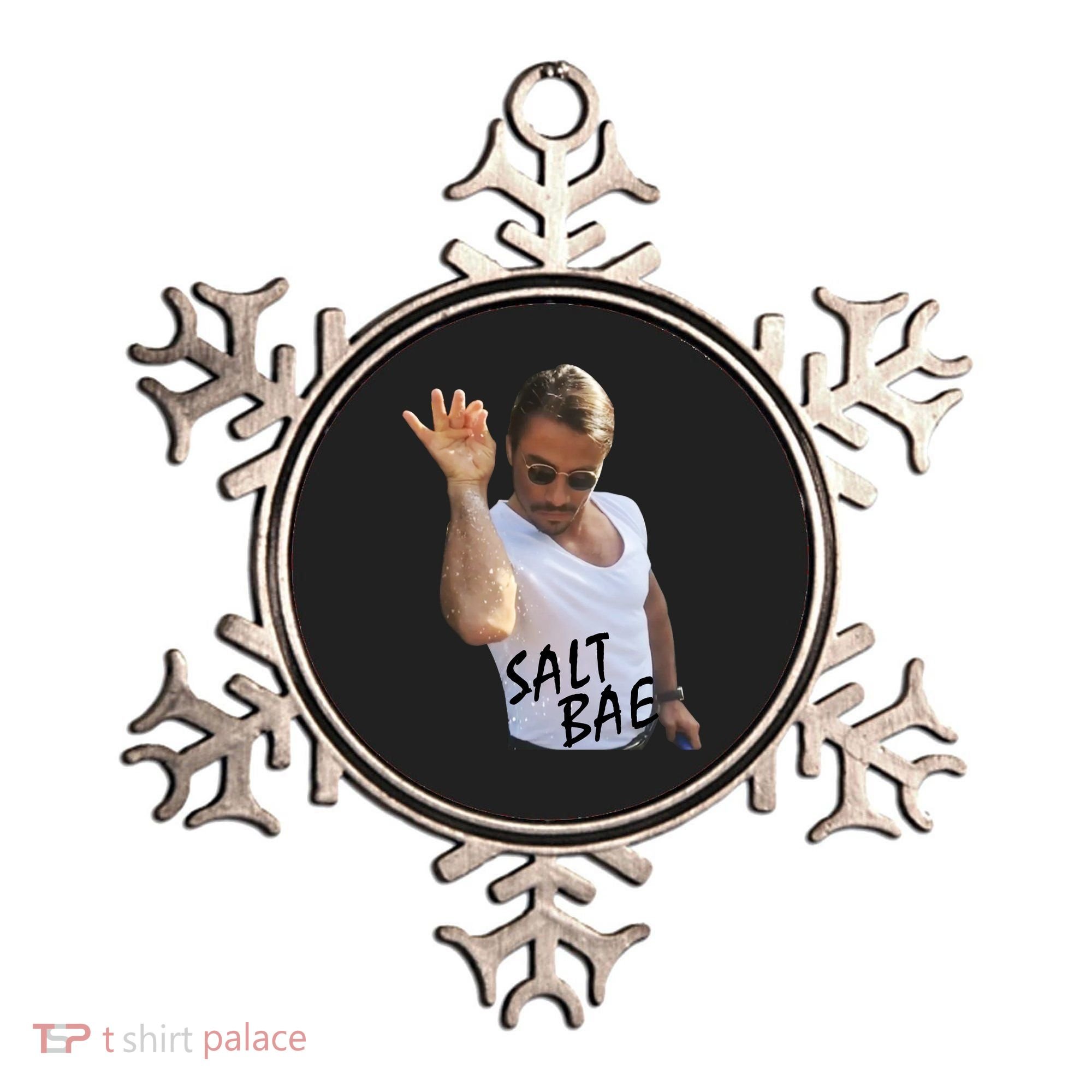Salt Bae Funny Photo Meme Ornament