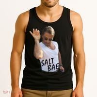 Salt Bae Funny Photo Meme Tank Top thumb 3