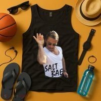 Salt Bae Funny Photo Meme Tank Top thumb 4