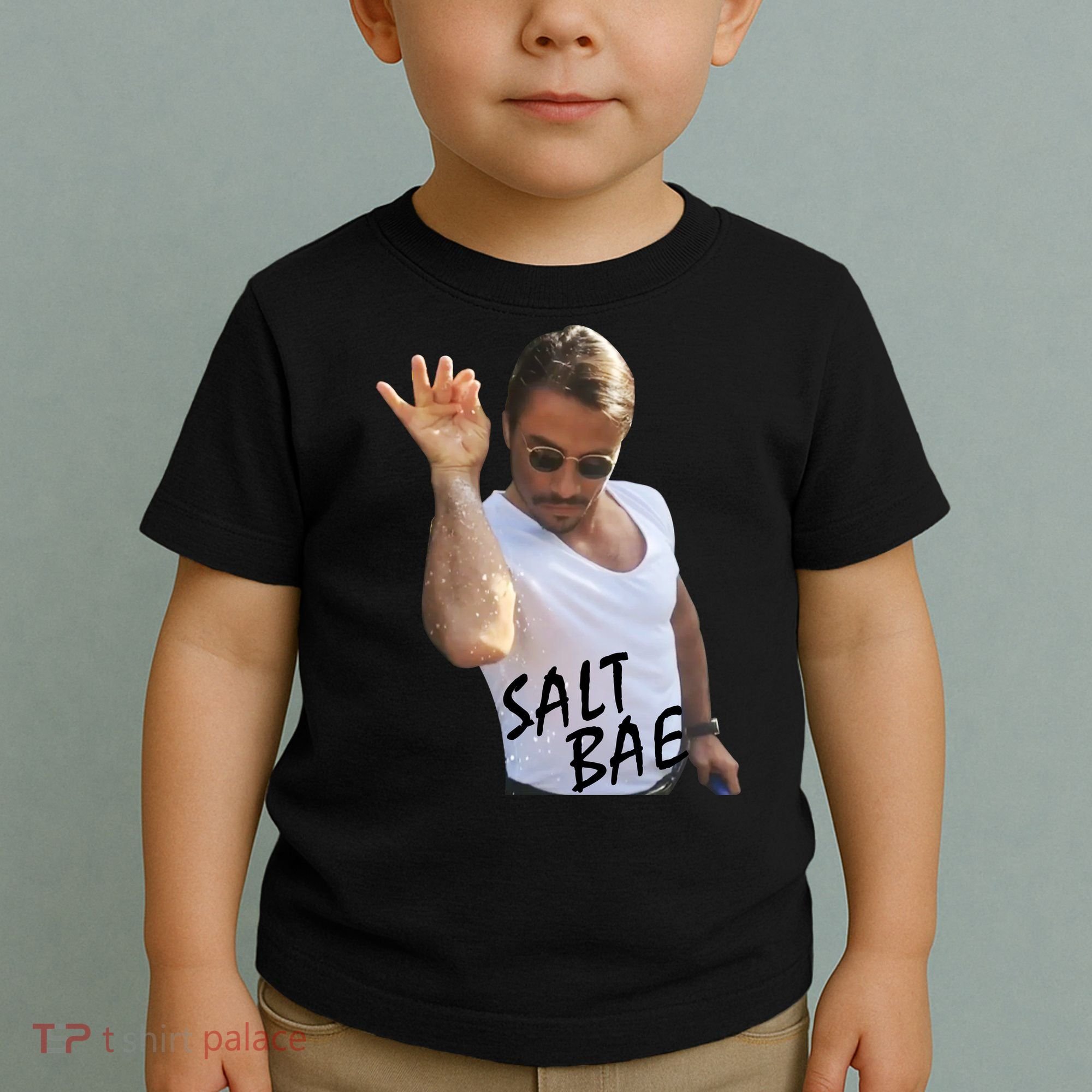 Salt Bae Funny Photo Meme Toddler T-Shirt