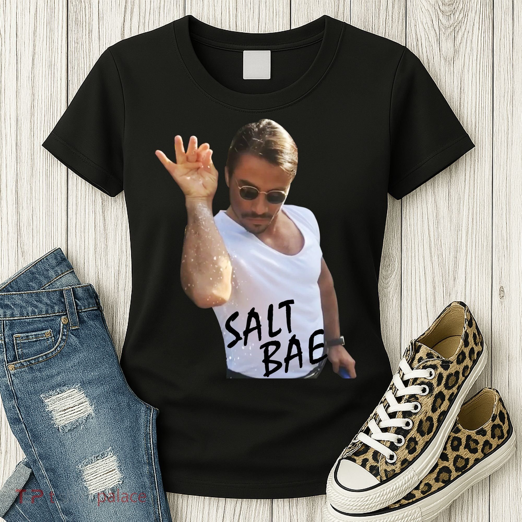 Salt Bae Funny Photo Meme Women's T-Shirt