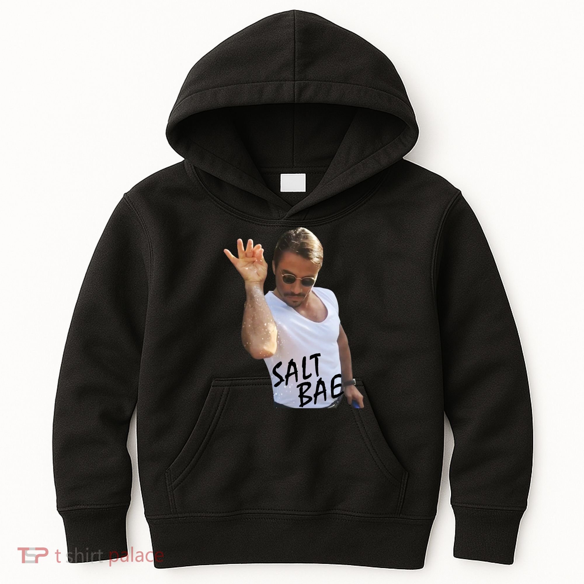 Salt Bae Funny Photo Meme Kids Hoodie
