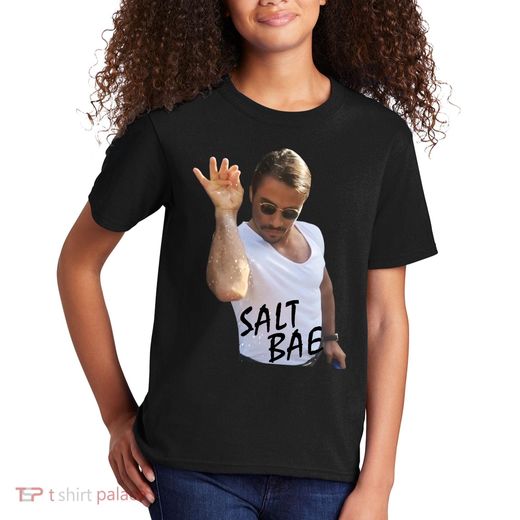 Salt Bae Funny Photo Meme Kids T-Shirt