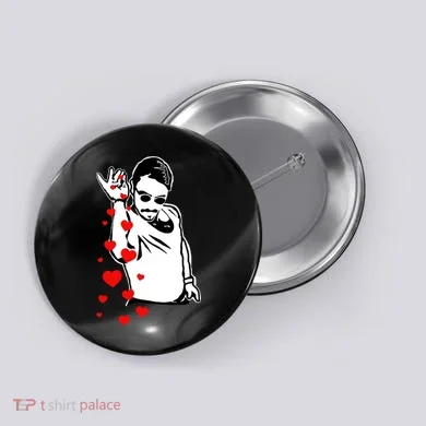 Salt Bae Valentines Day Button