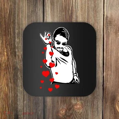Salt Bae Valentines Day Coaster