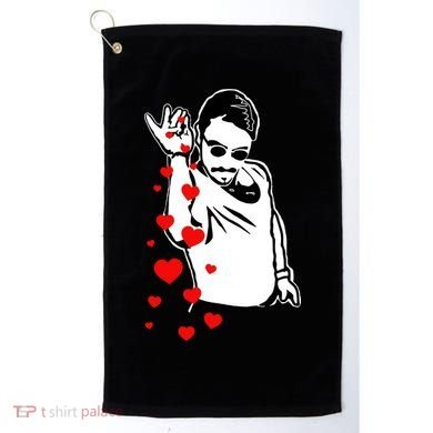Salt Bae Valentines Day Golf Towel