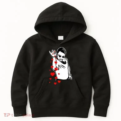 Salt Bae Valentines Day Kids Hoodie
