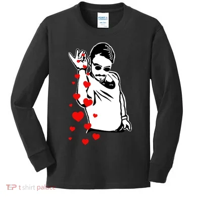 Salt Bae Valentines Day Kids Long Sleeve Shirt